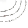 Paperclip Necklace - 18K Gold PVC Stainless Steel