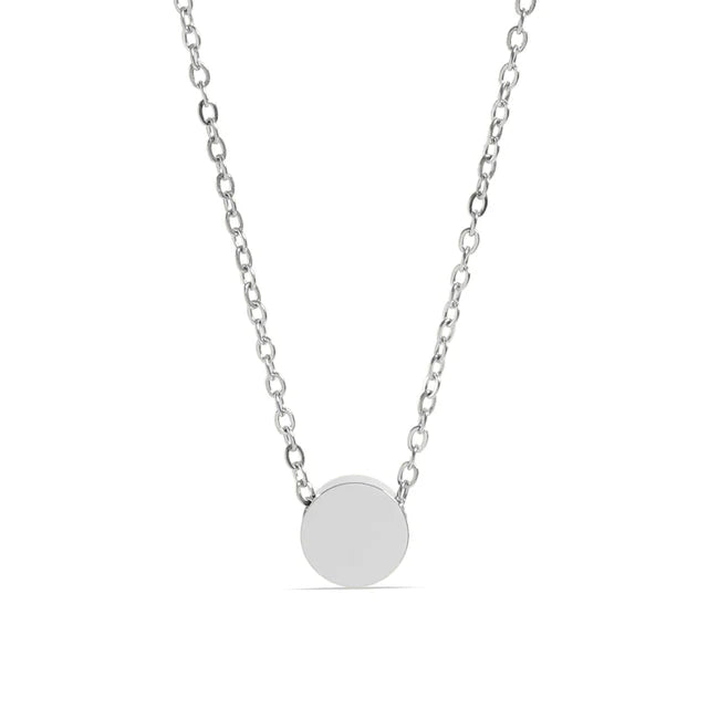 Mini Circle Necklace - 18K Gold PVC Stainless Steel